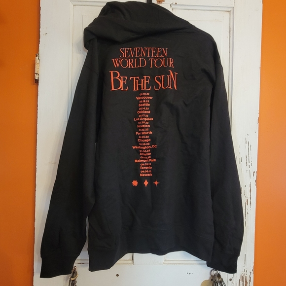NEW Seventeen K-pop Band Merch 17 Be The Sun World Tour Sweatshirt Hoodie - Picture 4 of 6